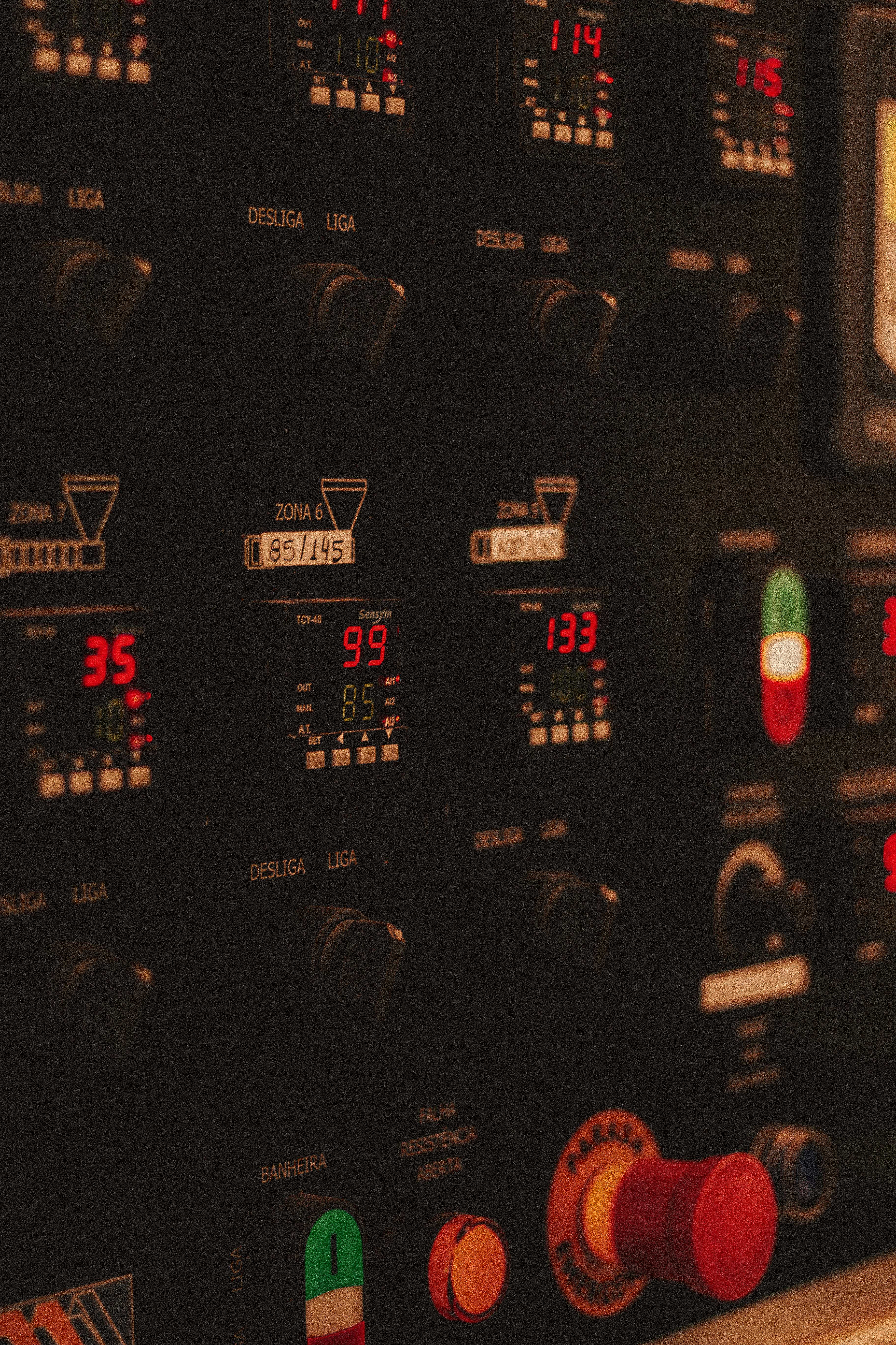 Panneau de contrôle industriel